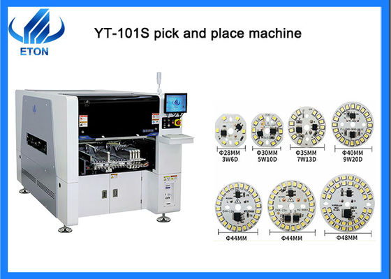 Ελάχιστη 0201 40000CPH επιλογών και θέσεων υψηλής ακρίβειας SMT ικανότητα μηχανών