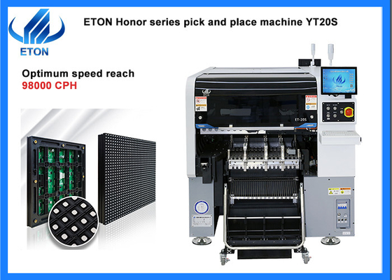 YT20S SMT Mounter για Ultra Small Chip 0201~40*40mm Μεγάλο Chip Ευρύτερο εύρος συστατικών