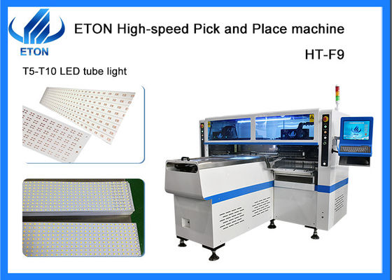 T5 / 18 / 19 / T10 Tube Light ETON SMT Machine Μεγάλη ταχύτητα SMT Pick And Place Machine