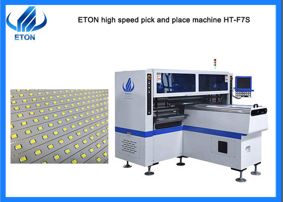 Μέγιστο 1,2m PCB SMT Pick And Place Machine Διπλή μονάδα 68 PCS τροφοδότης