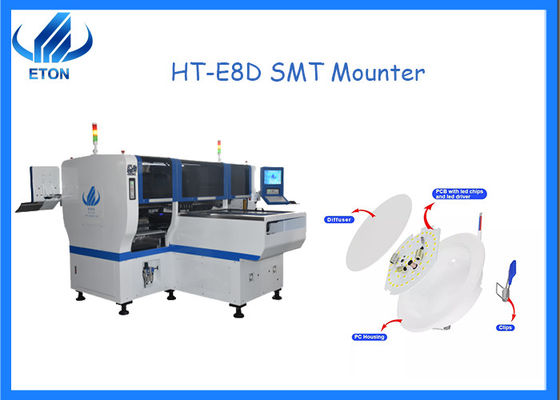 ΕΤΟΝ HT-E8D-1200 SMT LED Chip Mounter 90000CPH Μηχανή συναρμολόγησης PCB