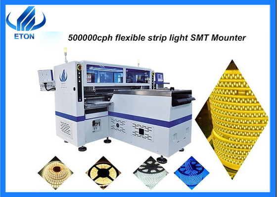 Μηχανή επιλογής και τοποθέτησης υψηλής ταχύτητας T9-2S SMT 500000 CPH για την παραγωγή λωρίδων LED
