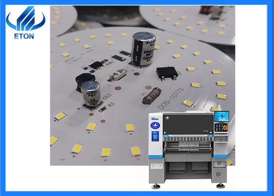 Μαγνητικός γραμμικός κινητήρας SMT Chip Mounter 10 κεφαλές Pick and Place Machine