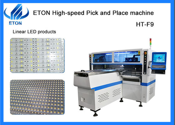 Διπλό βραχίονα SMT Pick And Place Machine Γραμμική Μαξ PCB 1200 * 300MM Συνέλευση