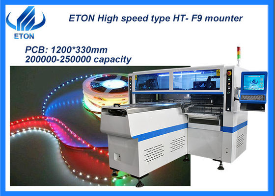 250000 χωρητικότητα 1,2m LED Tube Strip Light Making Machine SMT Pick and Place Machine