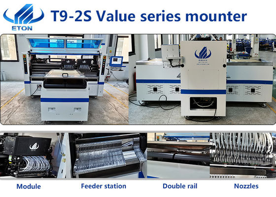 Αυτόματα 136 κεφάλια 500000 οδηγημένες CPH εύκαμπτες επιλογή Smt λουρίδων ελαφριές και μηχανή θέσεων