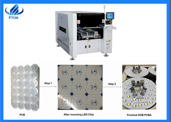 Αυτόματη SMT γραμμών συνελεύσεων PCB οδηγών των οδηγήσεων υψηλής ακρίβειας γραμμή παραγωγής μηχανών