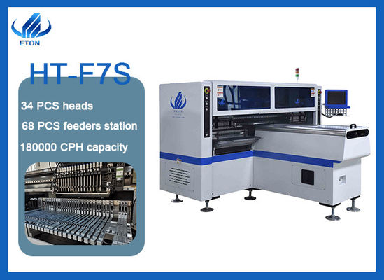 οδηγημένη μηχανή 380 εναλλασσόμενο ρεύμα συνελεύσεων σωλήνων και επιτροπής με τη υψηλή ταχύτητα 18W CPH mounter