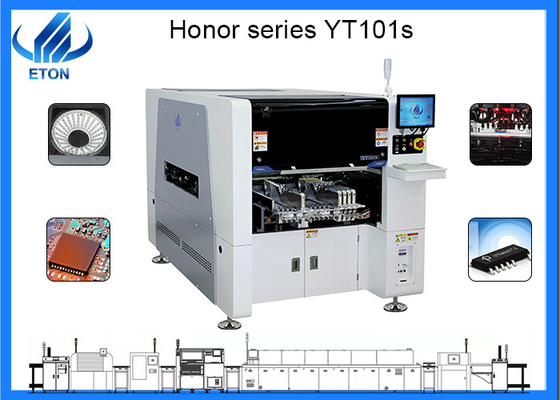 SOP SMD SMT να τοποθετήσει τσιπ μηχανή αυτόματη για τα τμήματα 0201 - 40x40mm