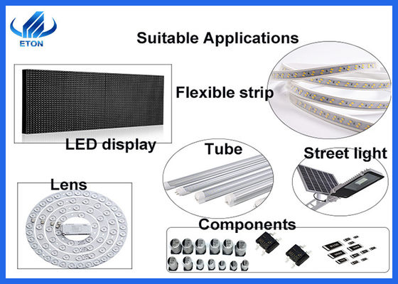 24 κεφάλια με 90000 ικανότητα SMT mounter 1950 χιλ. για την οδηγημένη λουρίδα, οδήγησαν την επιλογή σωλήνων και τοποθετούν τη μηχανή