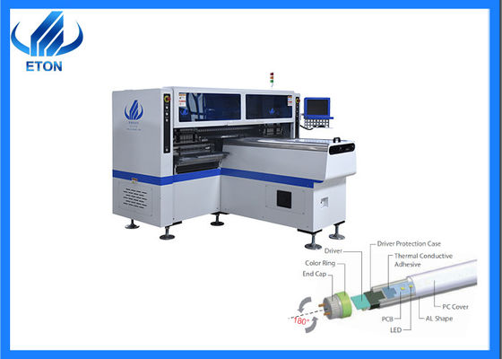 ETON 18W CPH SMT τσιπ Mounter επιλογή σωλήνων 1.2m των οδηγήσεων και εξοπλισμός θέσεων