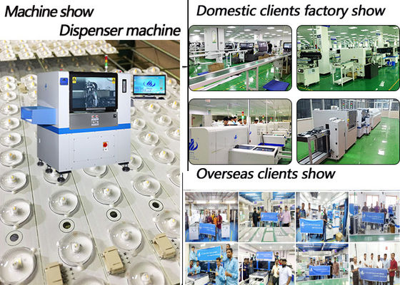 Μηχάνημα αυτόματης διανομής κόλλας μήκους 1800 mm με σύστημα εντοπισμού θέσης CCD