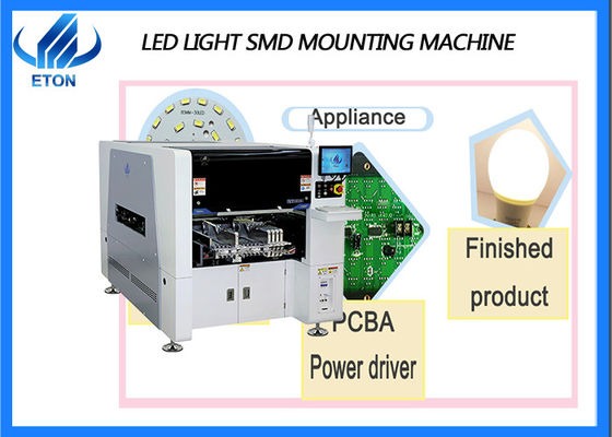 Ηλεκτρική μηχανή επεξεργασίας PCB Mounter 40000CPH τσιπ πινάκων SMD