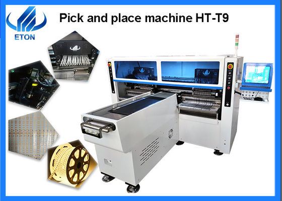 6KW διπλό βραχίονα τεσσάρων μονάδων SMT Pick Place Machine Ευέλικτο ρεύμα φώτων κατασκευής μηχανή