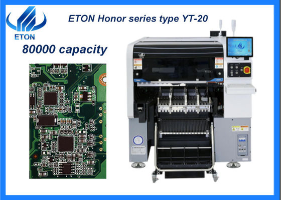 Μικρό τσιπ 0201 να τοποθετήσει SMT μηχανή 500mm PCB εξαιρετικά διπλό μορφωματικό κεφάλι