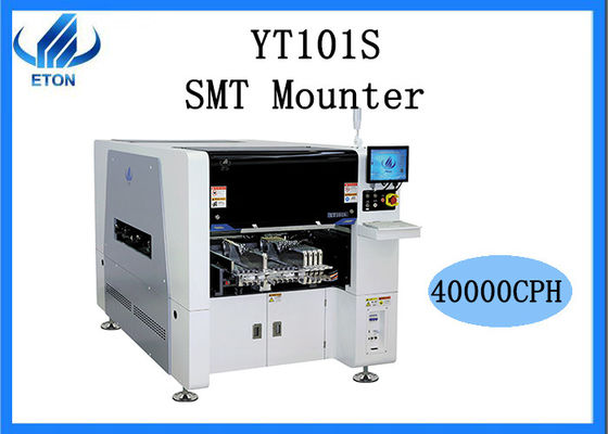 Ευφυής SMT μηχανή 40000 CPH 10 κεφάλια SMT Mounter θέσεων επιλογών υψηλών σημείων