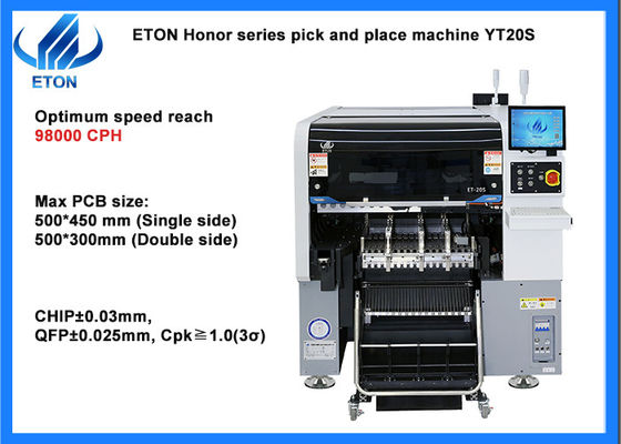 Ακρίβεια SMT Mounter για 0201 συστατικά, επιλογή ικανότητας 98000 και μηχανή θέσεων