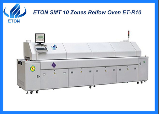 10 ζώνες PCB 50-700mm SMT γραμμή reflow μηχανή φούρνου LED ευέλικτη ταινία συγκόλληση
