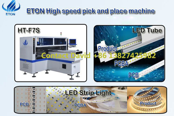 Μηχανή συναρμολόγησης Led Tube με 34 κεφαλές και μηχανή SMT CPH 180K