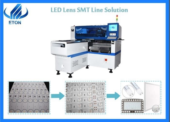 Ε8S-1200 LED Pick And Place Machine 45000CPH Δύο συστήματα Δύο μονάδες 4 κάμερες