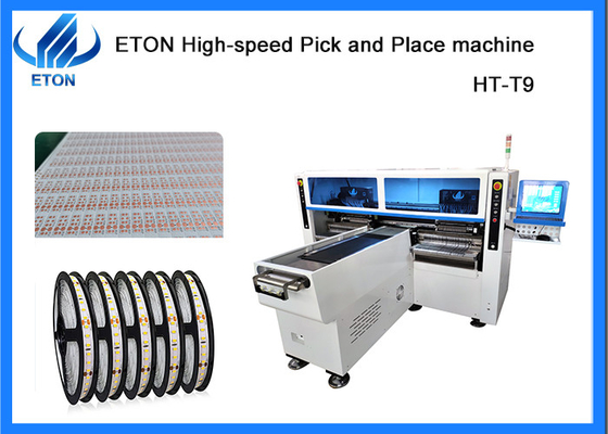 250mm Οποιοδήποτε μήκος LED Strip SMT Machine 250k CPH υψηλή ταχύτητα 68 κεφαλές