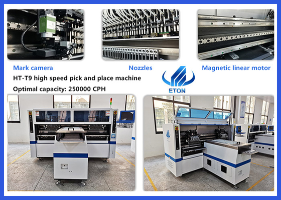 Μεγάλη ταχύτητα 68 κεφαλές SMT Pick And Place Machine για το ρολό για το ρολό ευέλικτη ταινία