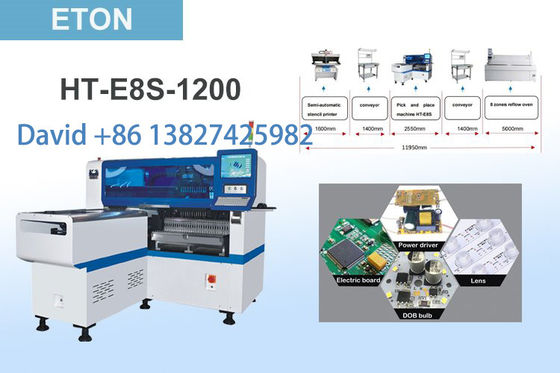 Εγκαταστάτης SMT: 1200*350mm PCB, συναρμολόγηση PCB μηχανής υψηλής ακρίβειας