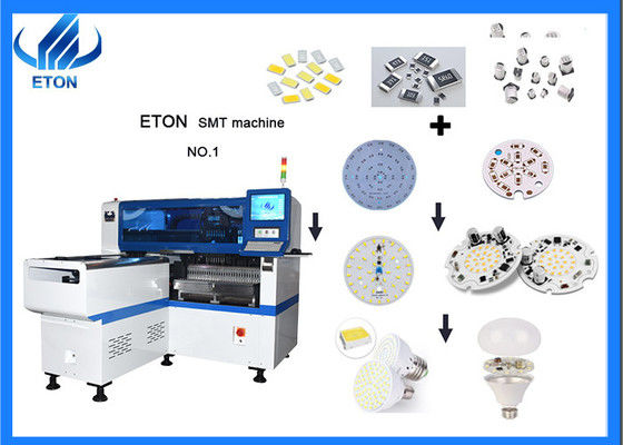 45000CPH SMT Pick And Place Machine υψηλή ακρίβεια για φακούς οδηγού ισχύος φωτός LED