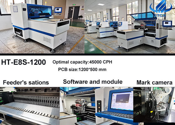 Κλασικό φωτισμό LED DOB / φακός / LED Strip SMT Pick And Place Machine