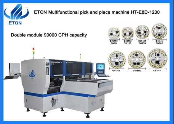 CE SMT Pick And Place Machine Πολυλειτουργικό 24 κεφαλές τοποθέτησης