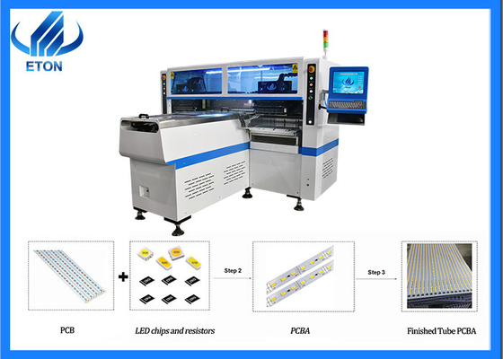 Μηχανή κατασκευής SMT LED Tube 250000CPH Μηχανή αυτοματοποιημένης συγκόλλησης PCB