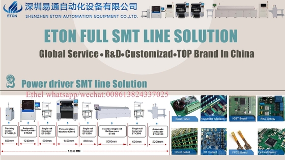 Αυτόματη γραμμή παραγωγής SMT PCB για φωτισμό LED