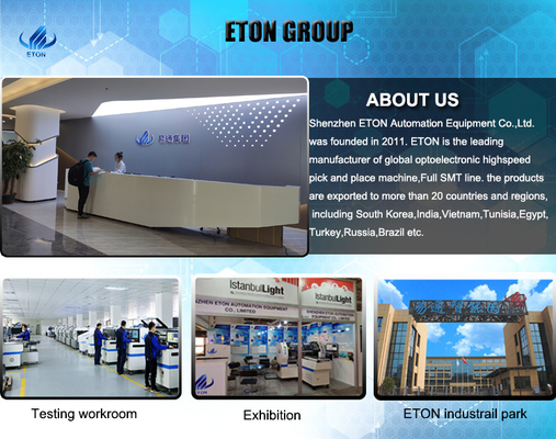 LED chip mount smt pick and place machine μηχανή συναρμολόγησης φωτισμού με LED διπλό βραχίονα