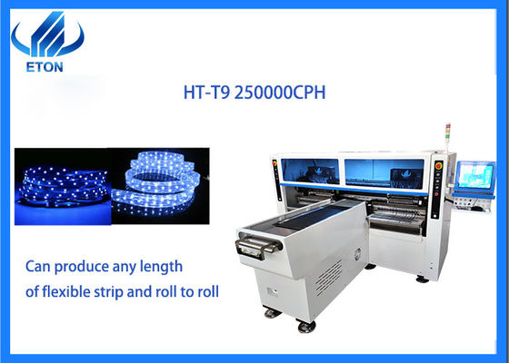 Ελαστική γραμμή 250W SMD LED pick and place machine 100m γραμμή παραγωγής φωτισμού