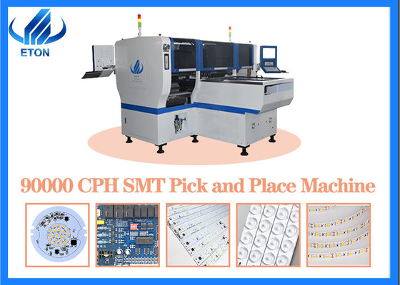 ΕΤΟΝ HT-E8D γραμμικός κινητήρας 90000cph pick and place μηχανή LED φωτισμού κατασκευής μηχανή