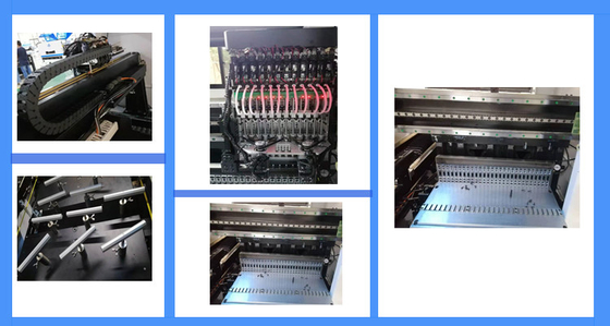 Οδηγημένη πυκνωτές κάμερα 45000CPH 5mm PCB οράματος ταχύτητας γραμμών παραγωγής σωλήνων