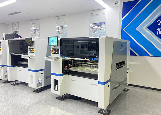 η πολυσύνθετη αυτοματοποίηση 64 τροφοδοτών PC 20 οδηγήσεων κεφαλιών smt επιλέγει και τοποθετεί τη μηχανή