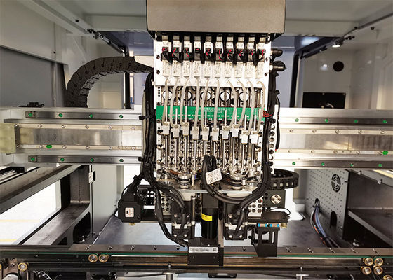 Κεφάλια 32 εναλλασσόμενου ρεύματος επιλογή PCB SMT βολβών των οδηγήσεων σταθμών τροφοδοτών 380V 40000CPH 10 και μηχανή θέσεων